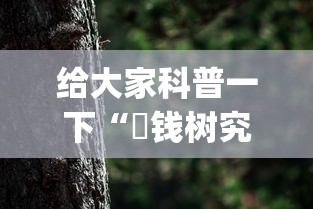 给大家科普一下“揺钱树究竟有没有挂	”(透视)其实真的有挂